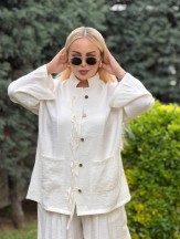 Zara Tensel Takım Ekru