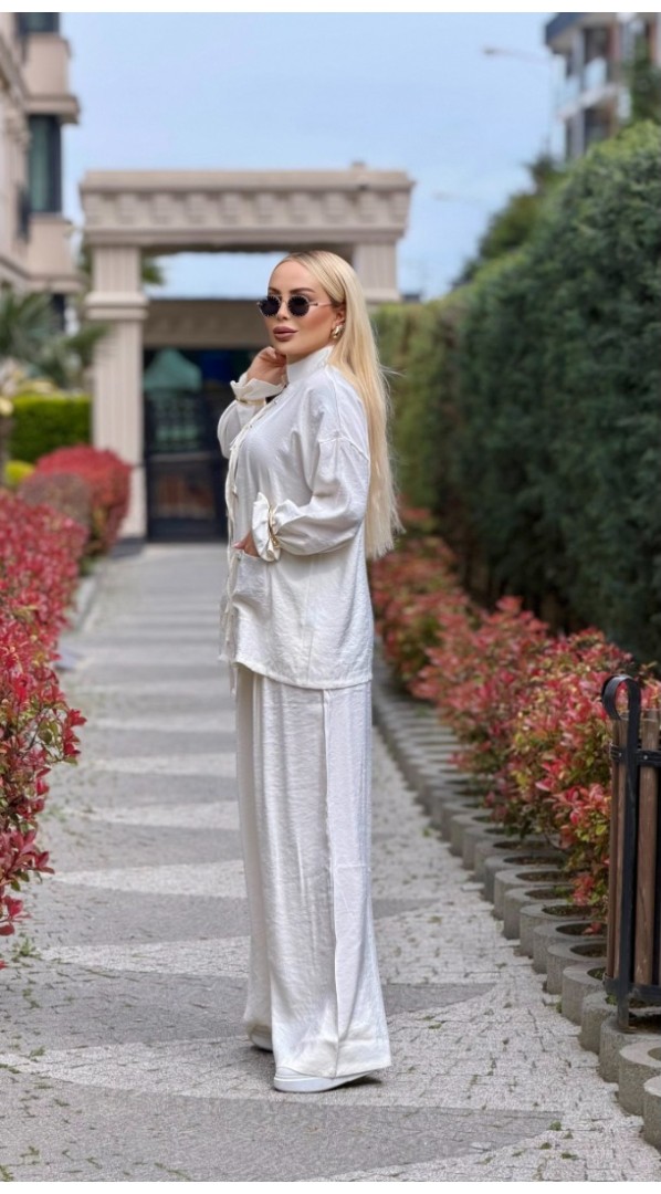 Zara Tensel Takım Ekru
