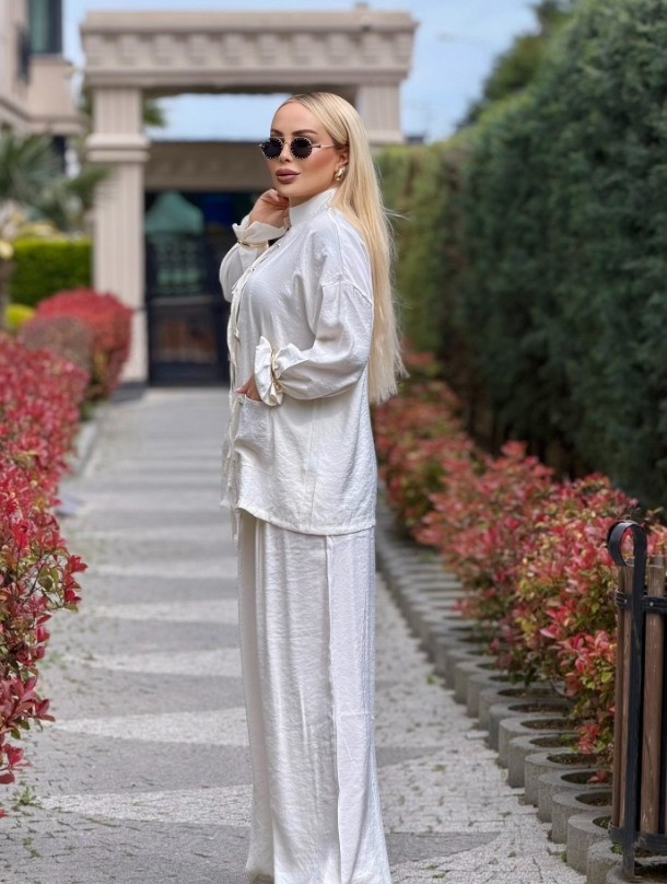 Zara Tensel Takım Ekru