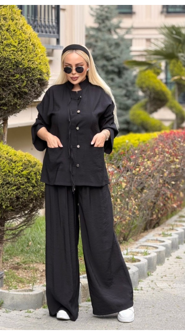 Zara Tensel Takım Siyah