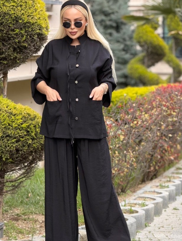 Zara Tensel Takım Siyah