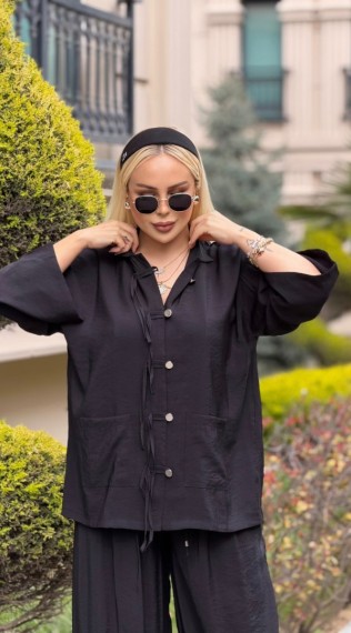 Zara Tensel Takım Siyah