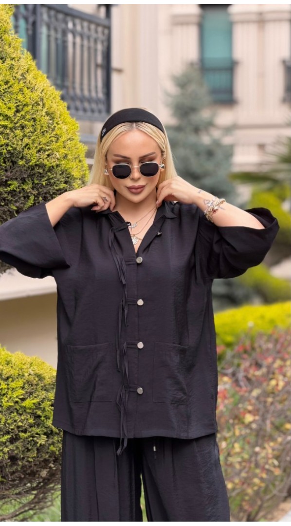 Zara Tensel Takım Siyah