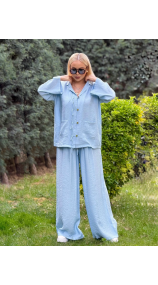 Zara Tensel Takım Bebe Mavisi