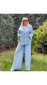 Zara Tensel Takım Bebe Mavisi