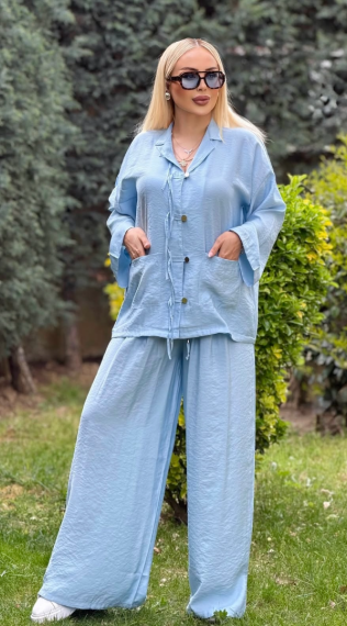 Zara Tensel Takım Bebe Mavisi