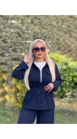 FERMUARLI İKİLİ TAKIM LACİVERT