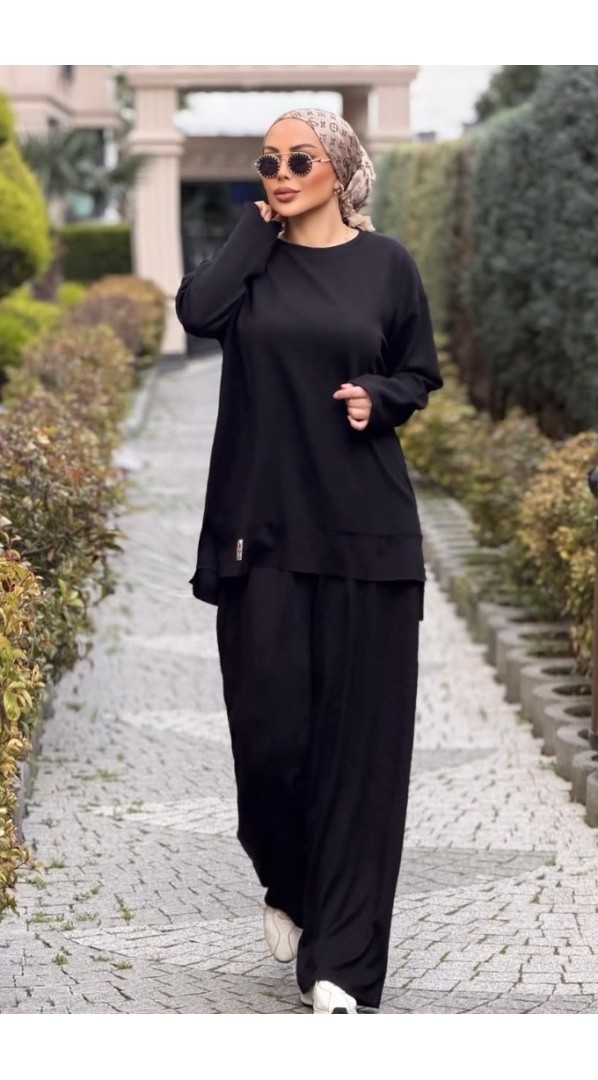 PLAZZO TAKIM OYSHO SİYAH