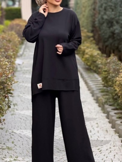 PLAZZO TAKIM OYSHO SİYAH