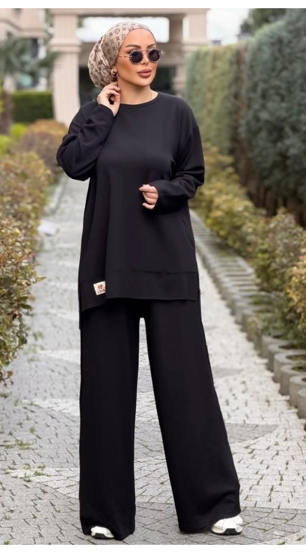 PLAZZO TAKIM OYSHO SİYAH