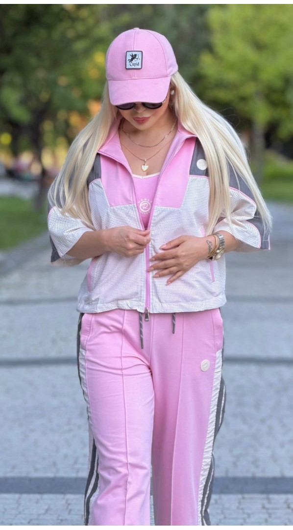 Pembe üçlü premium takım Pembe üçlü premium takım