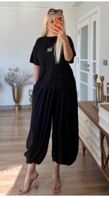Siyah şalvar  takım