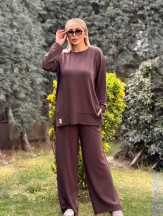 PLAZZO TAKIM OYSHO KAHVERENGİ